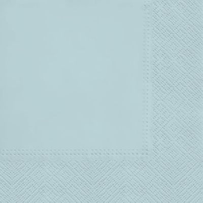 3-Ply Decorative Tissue Paper Napkins Serviettes for Decoupage Lunch 33cm x 33cm - Pack of 20 (Baby Blue)