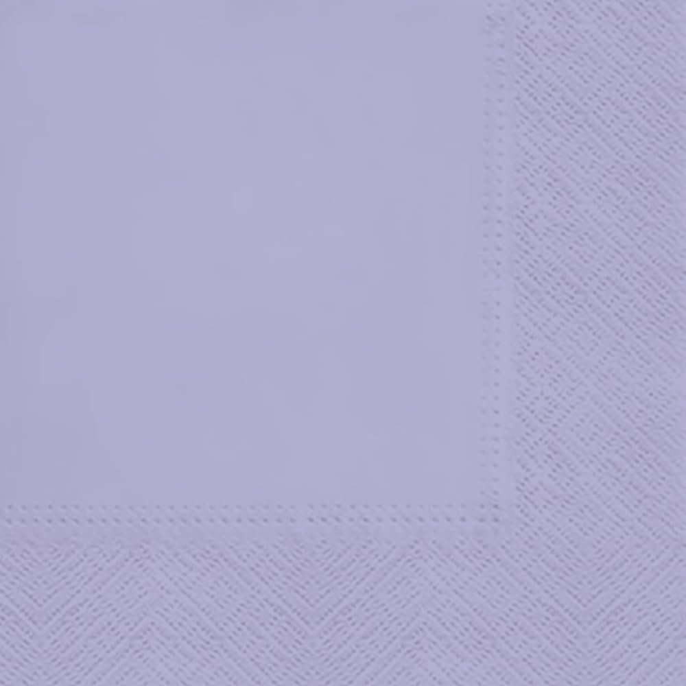 3-Ply Decorative Tissue Paper Napkins Serviettes for Decoupage Lunch 33cm x 33cm - Pack of 20 (Lavender)