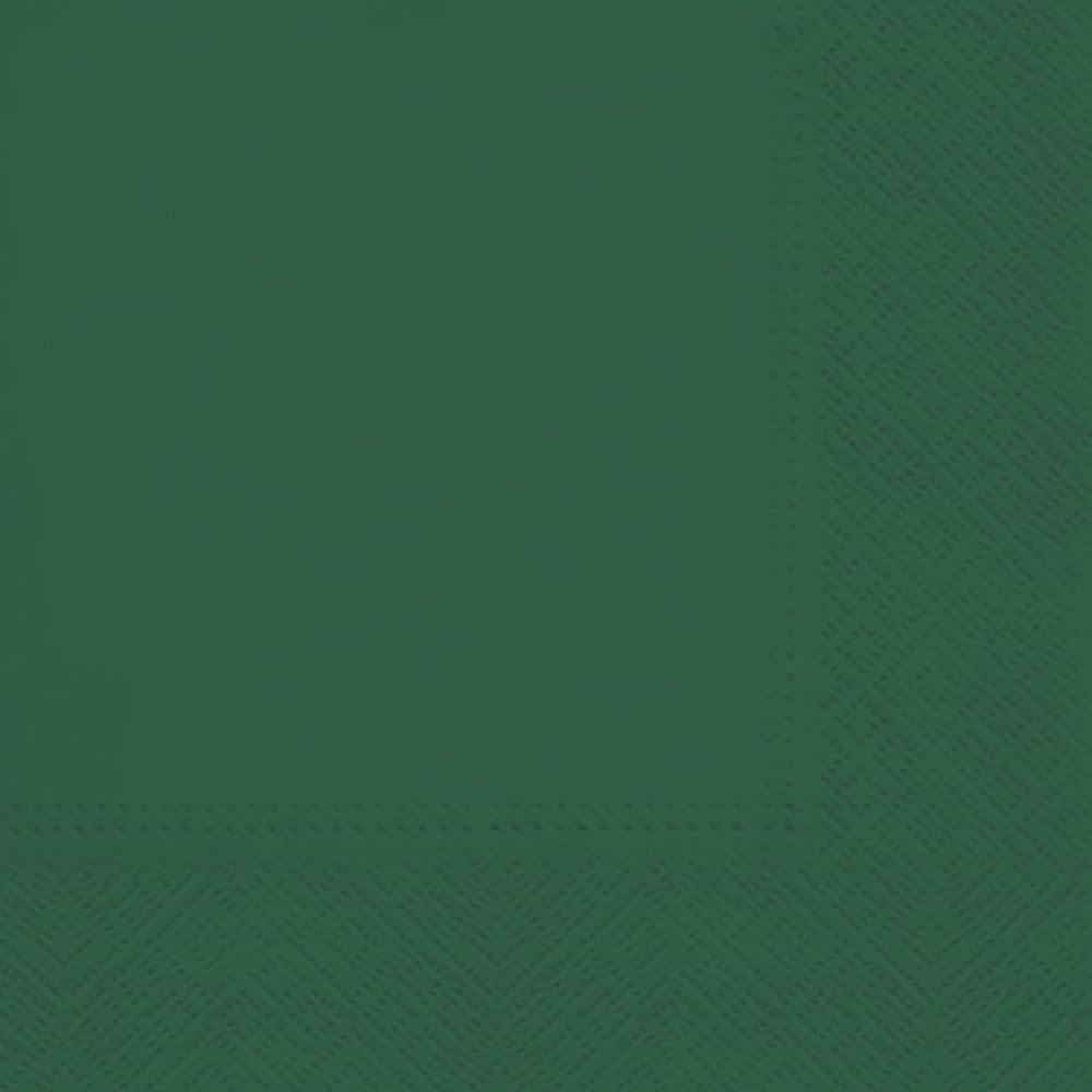 3-Ply Decorative Tissue Paper Napkins Serviettes for Decoupage Lunch 33cm x 33cm - Pack of 20 (Bottle Green)