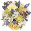 3-Ply Spring Flower Tissue Paper Napkins Serviettes for Decoupage Lunch 33cm x 33cm - Pack of 20 (Spring Mix Composition) view 1