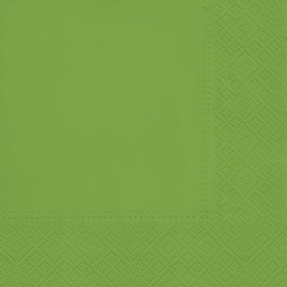 3-Ply Decorative Tissue Paper Napkins Serviettes for Decoupage Lunch 33cm x 33cm - Pack of 20 (Grass Green)