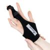 Actesso Enhanced Broken Finger Splint - Support for Trigger, Mallet, Arthritis, RSI (Repetitive Strain Injury), Ideal for Middle, Index or Ring Finger (One Size, Black) view 1