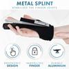 Actesso Enhanced Broken Finger Splint - Support for Trigger, Mallet, Arthritis, RSI (Repetitive Strain Injury), Ideal for Middle, Index or Ring Finger (One Size, Black) view 2