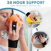 Actesso Enhanced Broken Finger Splint - Support for Trigger, Mallet, Arthritis, RSI (Repetitive Strain Injury), Ideal for Middle, Index or Ring Finger (One Size, Black) view 4