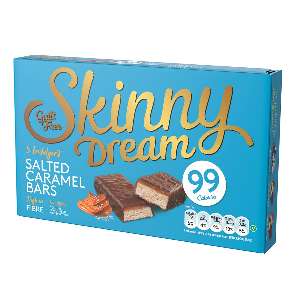 Skinny Dream Salted Caramel 10x5x25g