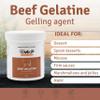 Mr.P Ingredients Beef Gelatine 5 Kg 250 Bloom Powder Unflavoured Stabiliser Gelling Aerating Agent Instant Halal Gluten Free Non-GMO (Recyclable Pot) view 2