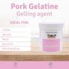 Mr.P Ingredients Pork Gelatine 1Kg 250 Bloom Powder Stabiliser Gelling Aerating Agent Instant Gluten Free Non-GMO (Recyclable Pot) view 2