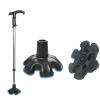 Crutch Tips Cane Tips 6 Pillar Nonslip Rubber 19mm Protector Walking Hiking Sticks Outdoor Sporting Ferrule view 1