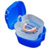 LILIYUAN Denture Bath Case Cup Box Holder Storage Container With Strainer Basket For Travel Cleaning view 3