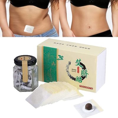 Effective Ancient Remedy Healthy Detox Slimming Belly Pellet, Natural Herbal Chinese Medicine Belly Sticker, 30Pcs Belly Button Patch for Fast Natural Skinny (1 Box)