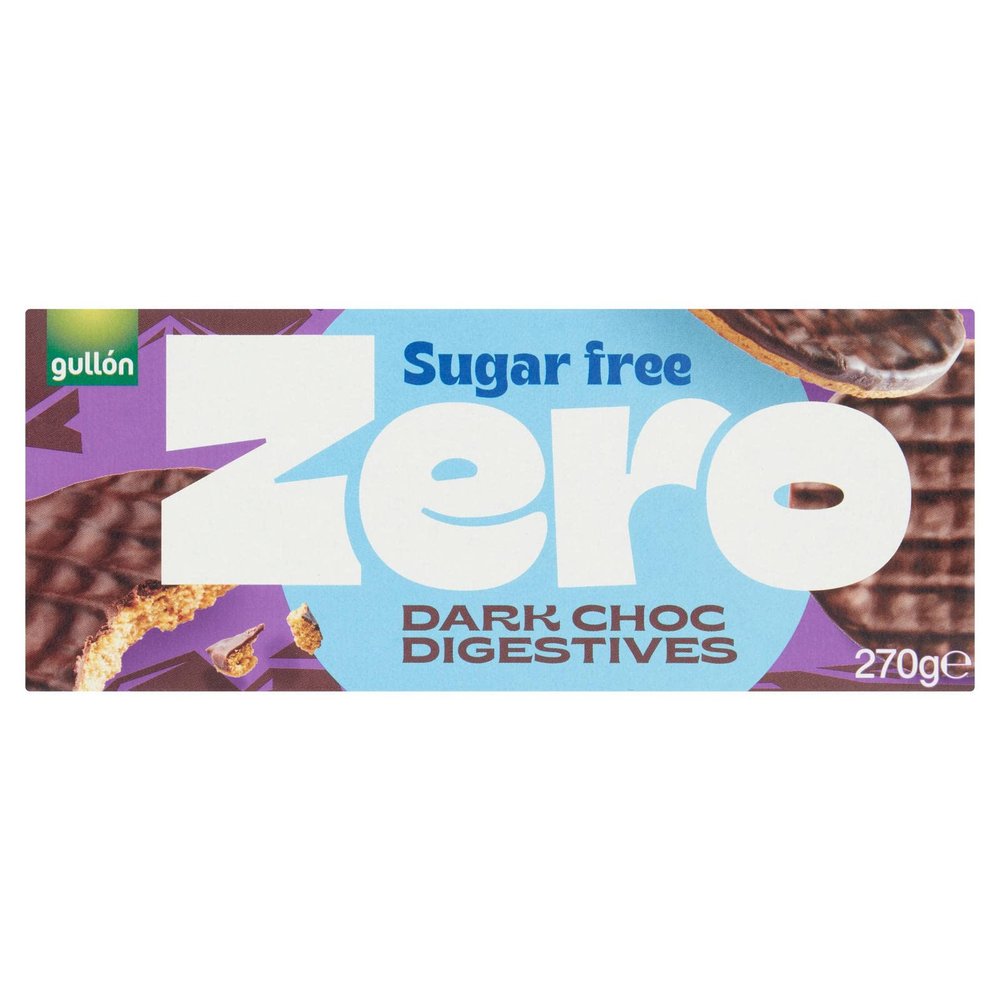 3 x 270g Dark Choc Chocolate Digestive Cookies Biscuits Sugar Free