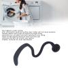 Front Load Washer Door Prop, Magnetic Washing Machine Door Prop Holder Stopper, Keep Washer Door Open, Flexible Dryer Door Prop Universal for Drum Washing Machine(black) view 2