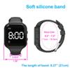 e-vibra Vibrating Alarm Watch Waterproof Wake Up Watch Silent Medical Reminder Watch - with Timer and 15 Daily Alarms (Black Square - Waterproof) view 3