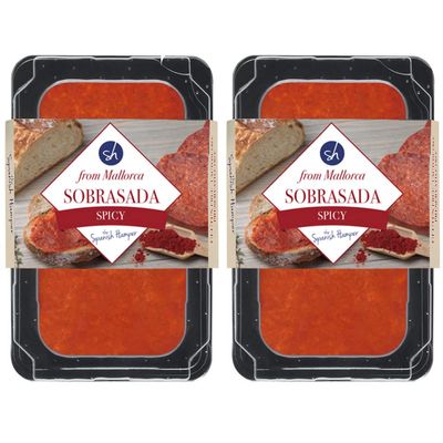Pack of 2 Sobrasada from Mallorca | Spicy | 150g Tub each