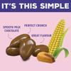 LOVE CORN Milk Chocolate & Sea Salt Crunchy Corn Snack 90g x 6 Bags  Chocolate Multipack Snacks Ideal for Gluten Free Diets  Chocolate Gift  Perfect To Graze On view 3