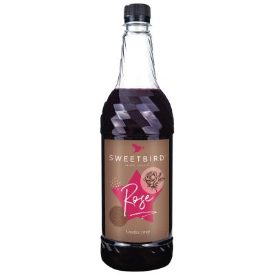 Sweetbird Rose Syrup (1 Litre) - Vegan Friendly