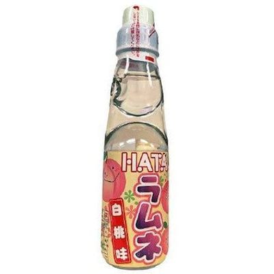 Hatakosen Ramune Soda - White Peach Flavour 200ml