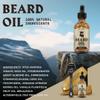 Striking Viking Beard Oil and Balm Set - Vanilla, Pack of 2, 1 Fl Oz Each - Beard Conditioners for Deep Hydration and Nourishment - Frizz-Control Beard Softener for Men - Gift For Men view 4