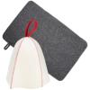 1 Set Sauna Hat Russian Banya Cap Bath Accessories Vaporarium Hat Russian Hats for Men Bathing Shower Cushion Ladies Hat Heat Insulation Hat Bathroom Cap Miss Elasticity Felt view 1