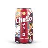 Chu Lo Peach Sour Cans 24 Pack, Japanese-Inspired Soda, Low Sugar Premium Soft Drink, Sour Fizzy Drink Peach Flavour, Vegan Friendly, Gluten Free, Made in the UK  24 Cans x 330 ml view 1