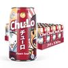Chu Lo Peach Sour Cans 24 Pack, Japanese-Inspired Soda, Low Sugar Premium Soft Drink, Sour Fizzy Drink Peach Flavour, Vegan Friendly, Gluten Free, Made in the UK  24 Cans x 330 ml view 3