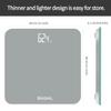 BAGAIL Bathroom Scale, Digital Weighing Scale with High Precision Sensors and Tempered Glass, Ultra Slim, Step-on Technology, Shine-Through Display - Grey view 3
