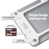 BAGAIL Bathroom Scale, Digital Weighing Scale with High Precision Sensors and Tempered Glass, Ultra Slim, Step-on Technology, Shine-Through Display - Grey view 4
