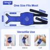 NEWGO Ice Pack for Knee Replacement Surgery, Reusable Gel Cold Pack Knee Ice Pack Wrap Around Entire Knee for Knee Injuries, Knee Ice Wrap for Pain Relief, Swelling, Bruises (Blue) view 4