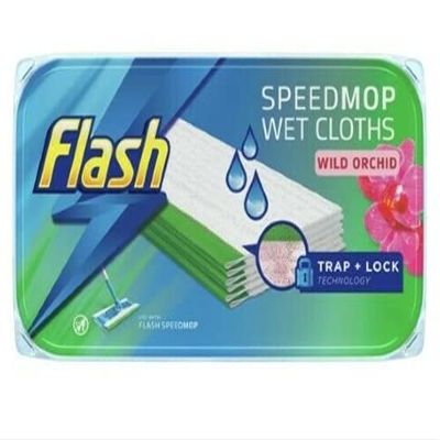 2 x Generic Replacement for Flash | 24 Pack Flash Speed mop Hygiene Mop Refill Wet Cloths Refills Wild Orchid Speed Simple | 5 Mopping Tips Recommended by ST&JJ