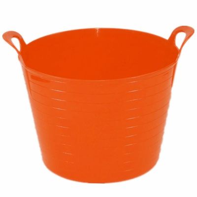 20 Litre Multi Purpose Flexi Tub (Orange) Robust Flexible Storage Container Bucket - Made in U.K. (3)