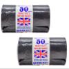 100 Heavy Duty Refuse Sacks Extra Strong Rubbish Bin Liner Waste Large Black Dustbin Bags Roll Everyday Use Tear Resistance Recycled 100L Capacity view 1