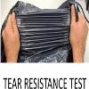 100 Heavy Duty Refuse Sacks Extra Strong Rubbish Bin Liner Waste Large Black Dustbin Bags Roll Everyday Use Tear Resistance Recycled 100L Capacity view 2