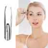 1/2pcs LED Light Up Tweezers, Precision Eyebrow Hair Removal Tweezers Stainless Steel Tweezers, Lighted Tweezers Makeup Tweezers with Light for Men and Women view 3