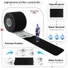 2 Pack Kinesiology Tapes Pre Cut with Dispenser - Synthetic Sports Muscle Tape - Black - 5m Pre-Cut 20 Strips - Physio Tape for Face, Neck, Shoulder, Back, Elbow, Wrist, Thigh, Knee, Calf & Ankle view 4