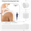 2 Pack Kinesiology Tapes Pre Cut with Dispenser - Synthetic Sports Muscle Tape - White - 5m Pre-Cut 20 Strips - Physio Tape for Face, Neck, Shoulder, Back, Elbow, Wrist, Thigh, Knee, Calf & Ankle view 2