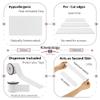 2 Pack Kinesiology Tapes Pre Cut with Dispenser - Synthetic Sports Muscle Tape - White - 5m Pre-Cut 20 Strips - Physio Tape for Face, Neck, Shoulder, Back, Elbow, Wrist, Thigh, Knee, Calf & Ankle view 3