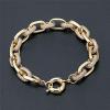 WKXCTS bracelet Fashion 8 Colors Zircon Bracelet For Women Bracelet Jewelry Valentine's Day Gift Male Bracelets leather (Length : 23cm, Metal Color : TZ-1376) view 2