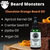 Beard Monsters Beard Oil And Beard Balm For Men Combo | Beard Softener and Style For Men (Chocolate Orange) view 3