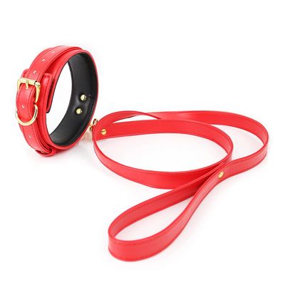 Choker Collar for women Leash PU Leather Neck Belt Necklace Choker with Leash collars for submissives, Leather, No Gemstone