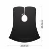 New beard bib, foldable multi-purpose shaving bib, waterproof shaving cloth set non-stick beard shawl, suitable for all men's gifts (black) view 2