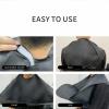 New beard bib, foldable multi-purpose shaving bib, waterproof shaving cloth set non-stick beard shawl, suitable for all men's gifts (black) view 4