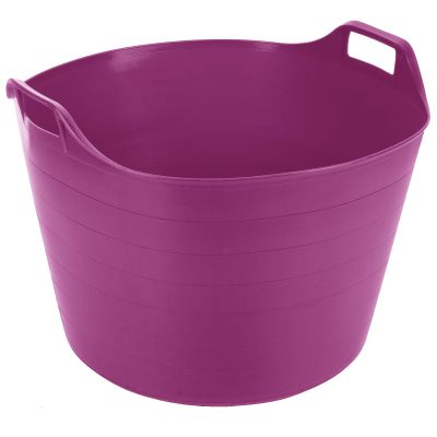 75L Extra Large TubTrug Construction DIY Home Garden Work Flexible Mixing Bucket (Pink)