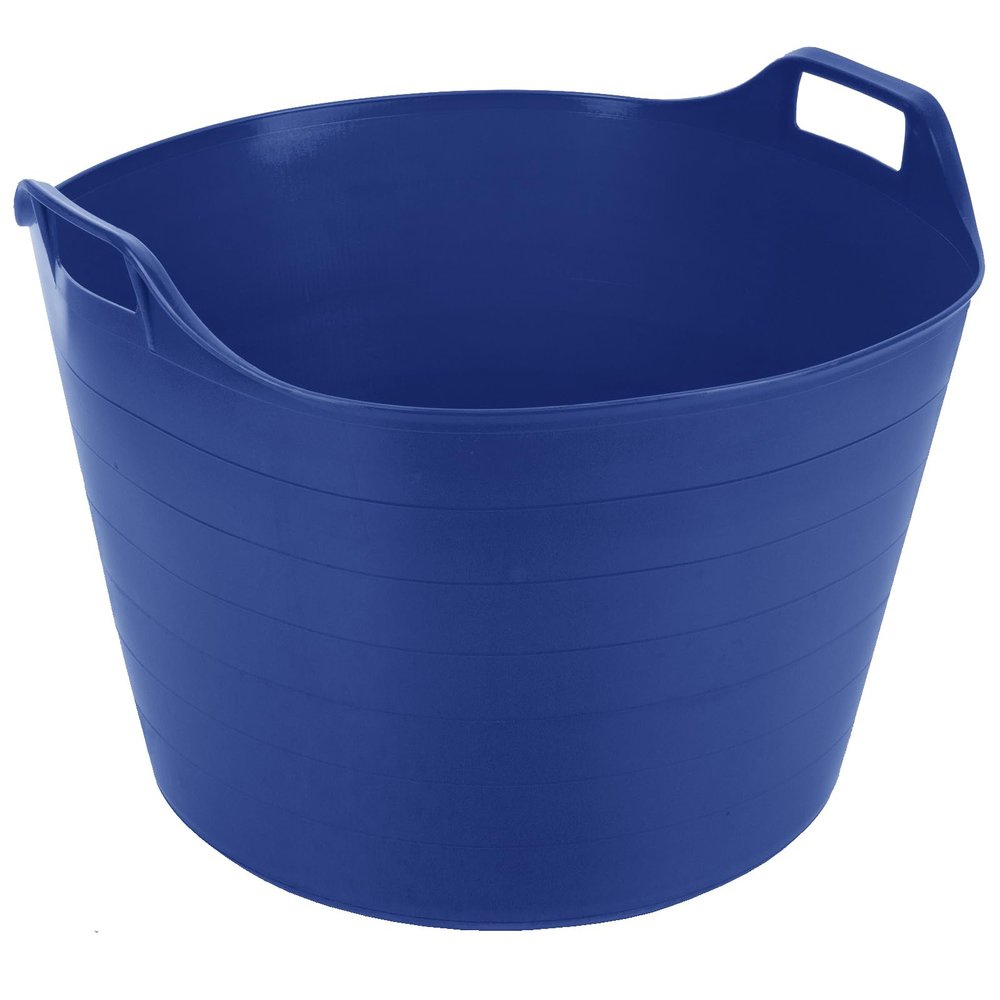 75L Extra Large TubTrug Construction DIY Home Garden Work Flexible Mixing Bucket (Blue)