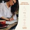 Moksha | No Ordinary Moments | Caffeine Free Decaf Mushroom Coffee Alternative | Lions Mane, Chaga, Reishi Mushrooms, Maca for Energy and Focus | Coffee Chai Latte Taste | Vegan | 150g - 30 servings view 3