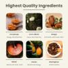 Moksha | No Ordinary Moments | Caffeine Free Decaf Mushroom Coffee Alternative | Lions Mane, Chaga, Reishi Mushrooms, Maca for Energy and Focus | Coffee Chai Latte Taste | Vegan | 150g - 30 servings view 4