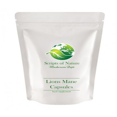 Scripts of Nature Pure Organic Lion's Mane Mushroom Capsules