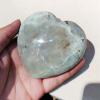 ZHENYANG CAREG 80-90mm Natural Green Moonstone Heart Polishing Quartz Crystal Love Puffy Heart Shaped Stone Healing Crystal Gem Home Decoration view 4