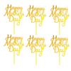 10pcs Happy Mothers Day Cake Toppers Acrylic Cake Picks for Mothers Day Birthday Cake Decoration view 1