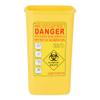 Sharps Bin - Biohazard Needle Container Tattoo Medical Plastic Sharps Container, 1L Tattoo Needles Disposal Mini Waste Box Trash Can(Yellow) view 1