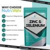 Zinc 15mg & Selenium 200mcg | 120 Tablets | Zinc Picolinate & Selenomethionine (Most Bioavailable Form) | Immune Support | by NutriVolv view 2